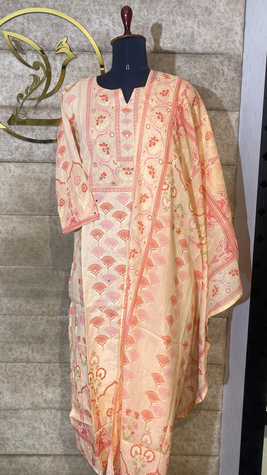 PEACH FULL SALWAR SET - 30646