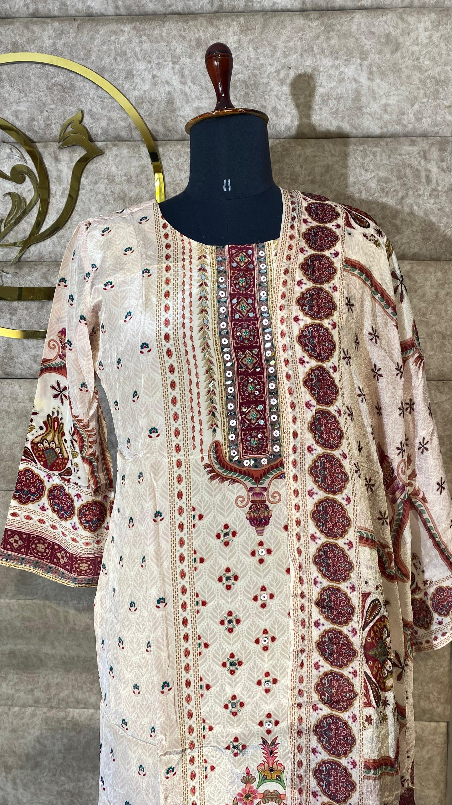 LIGHT PEACH FULL SALWAR SET - 30642