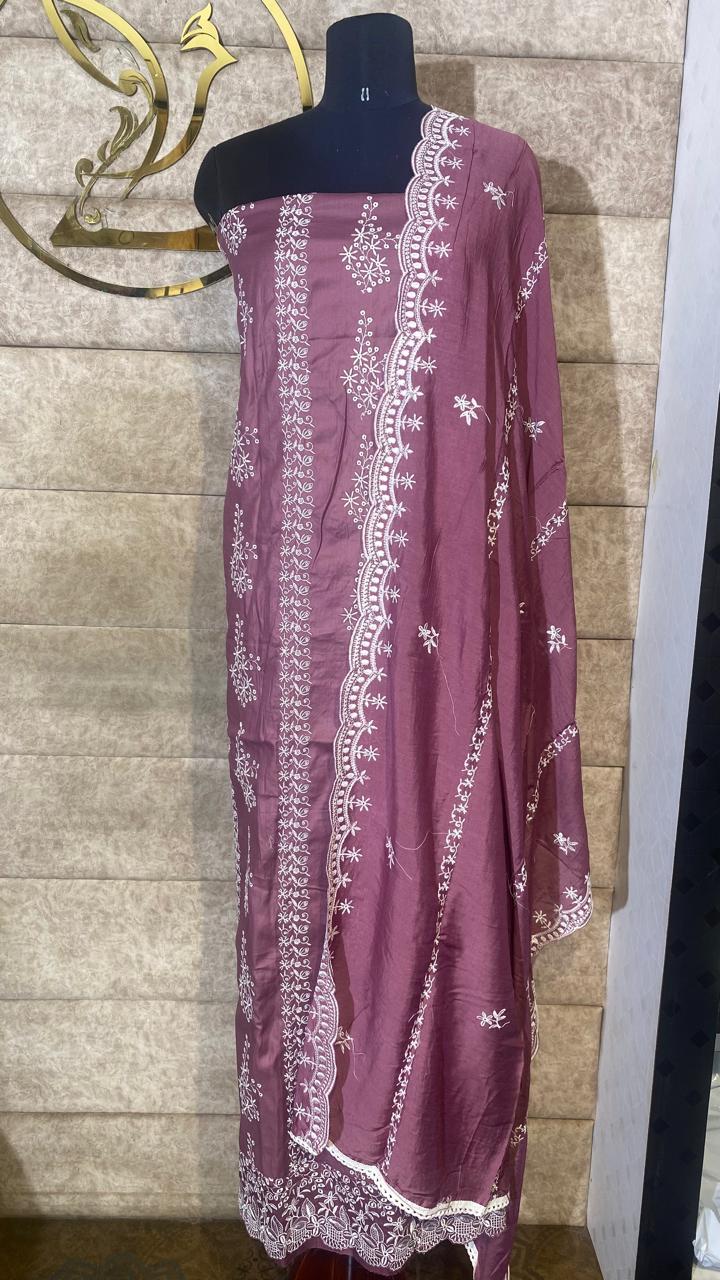 ONION PINK FULL SALWAR MATERIAL - 30570