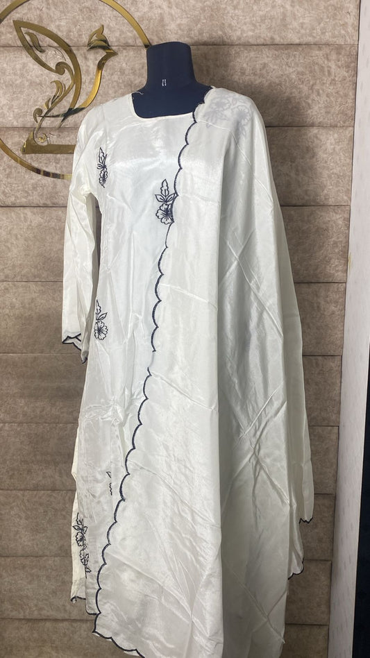 OFF WHITE FULL SALWAR SET - 30677