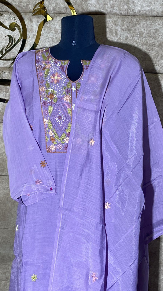 SOFT LAVENDER FULL SALWAR SET - 30681