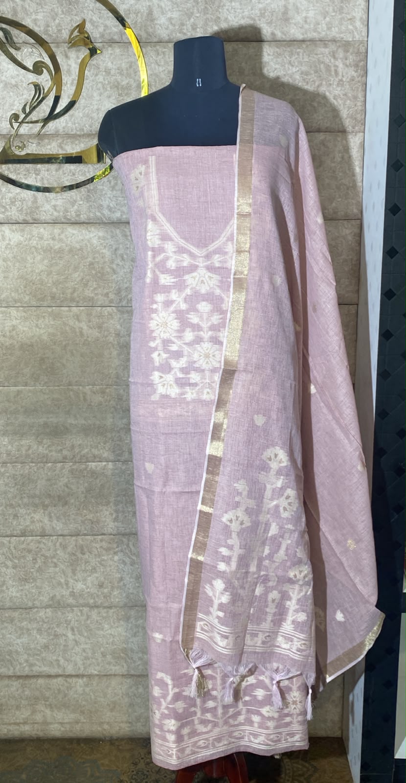PASTEL PURPLE FULL SALWAR MATERIAL - 30708