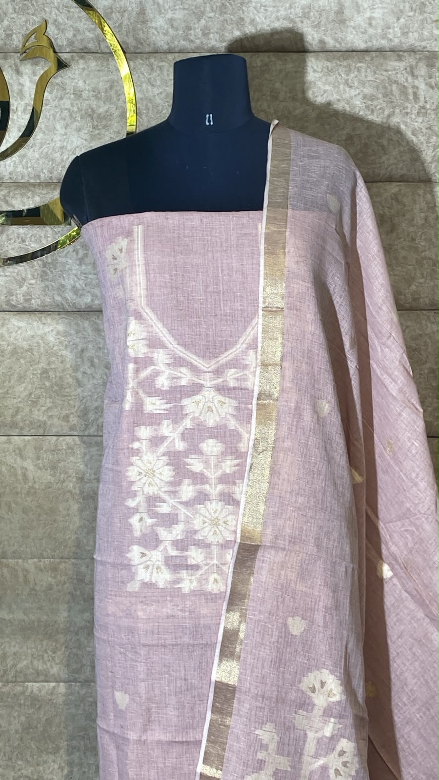 PASTEL PURPLE FULL SALWAR MATERIAL - 30708