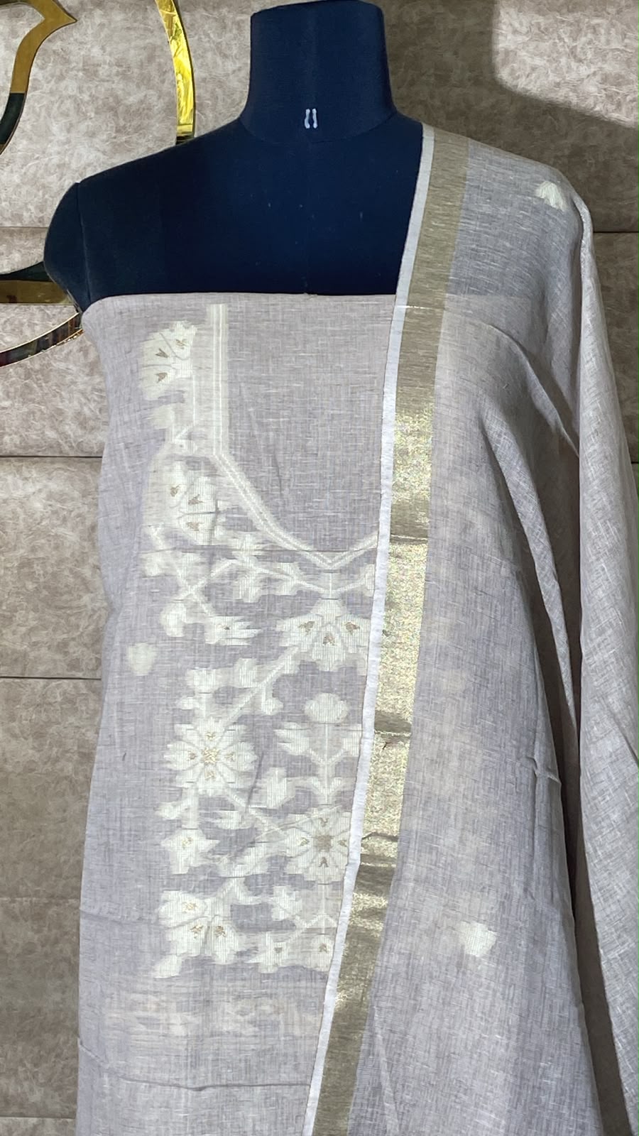 PASTEL LAVENDER FULL SALWAR MATERIAL - 30708
