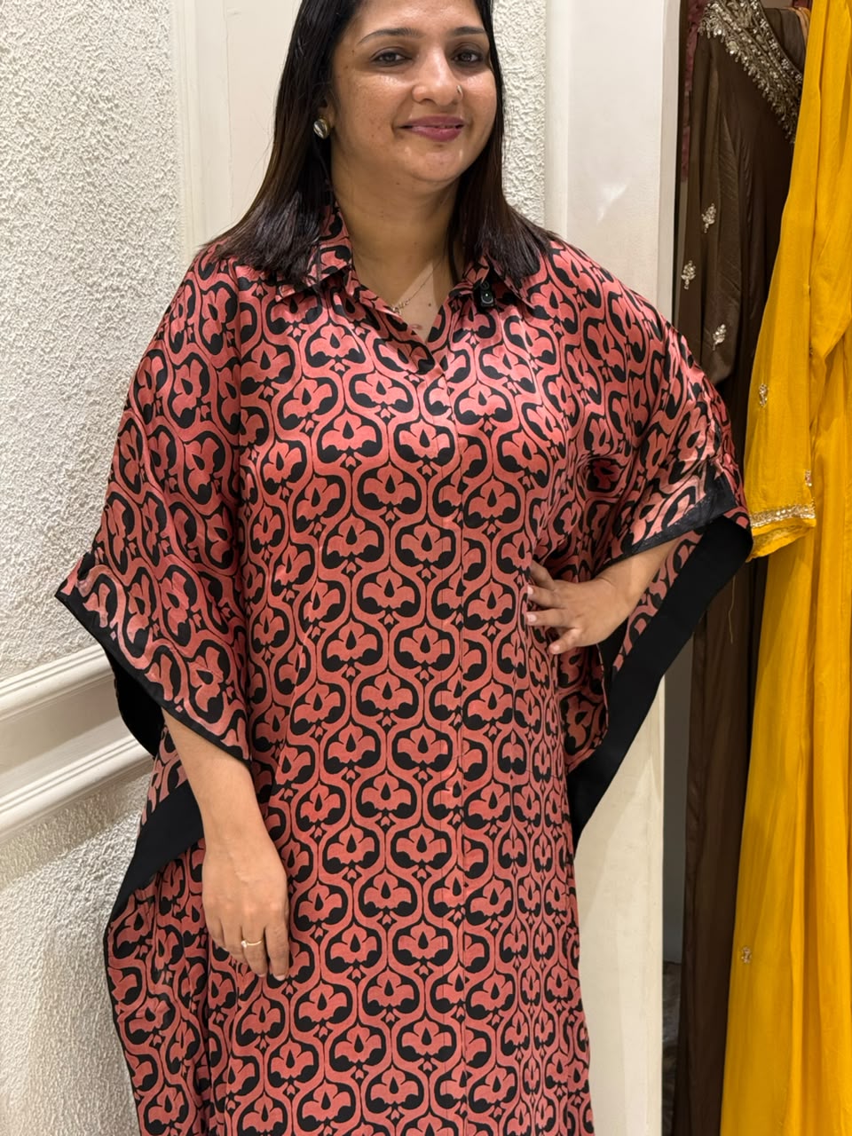 PRINTED FLOWING  KAFTAN -52656