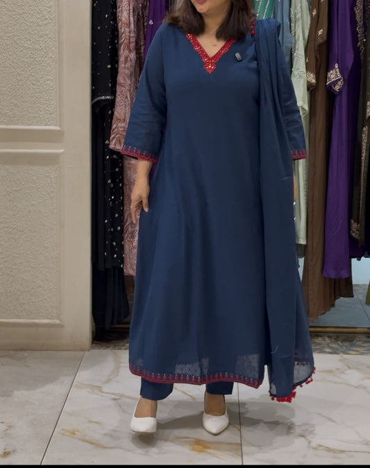 CLASSIC BLUE KURUTA SET-52673
