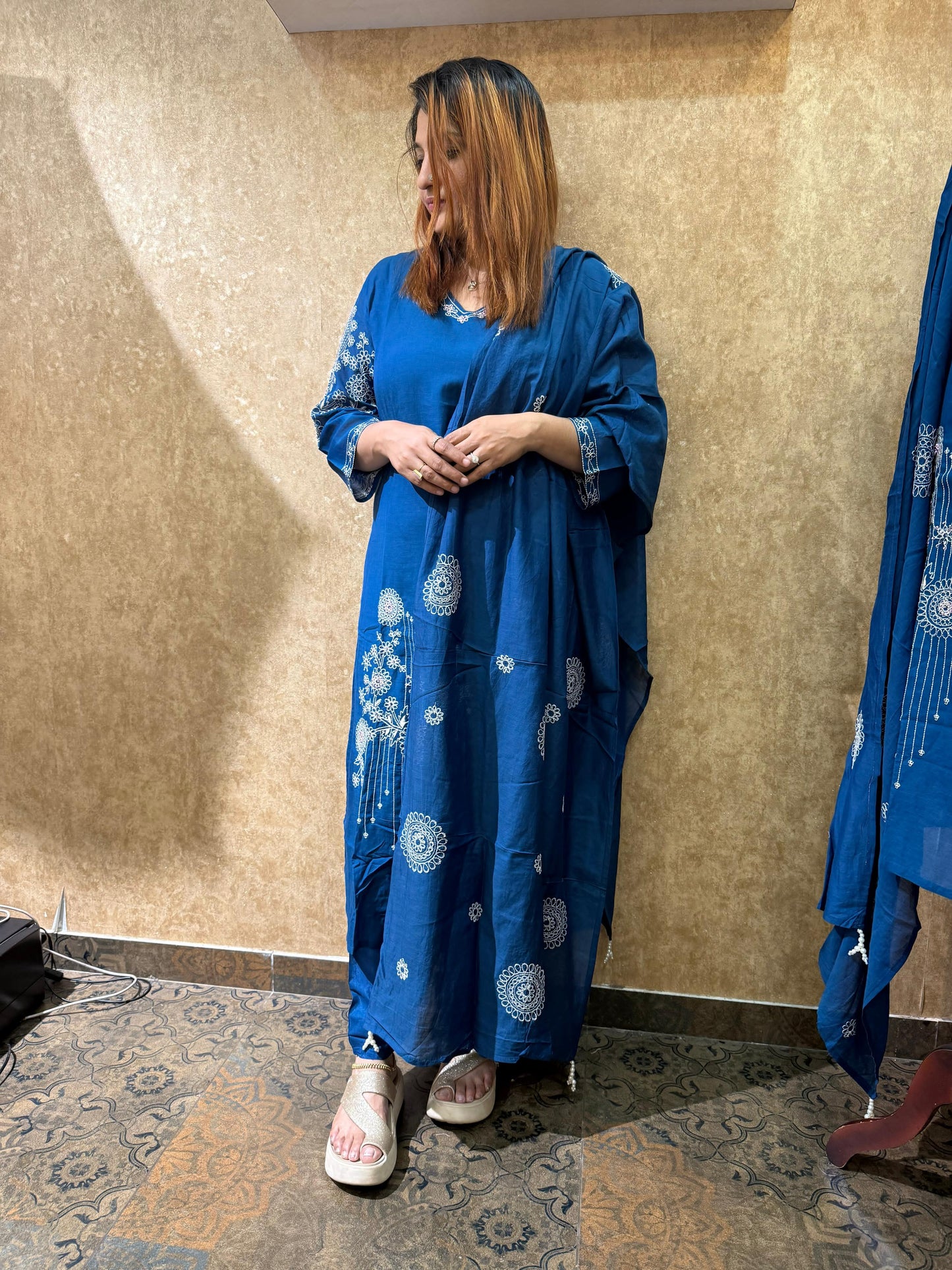 BLUE FULL SALWAR SET- 30498