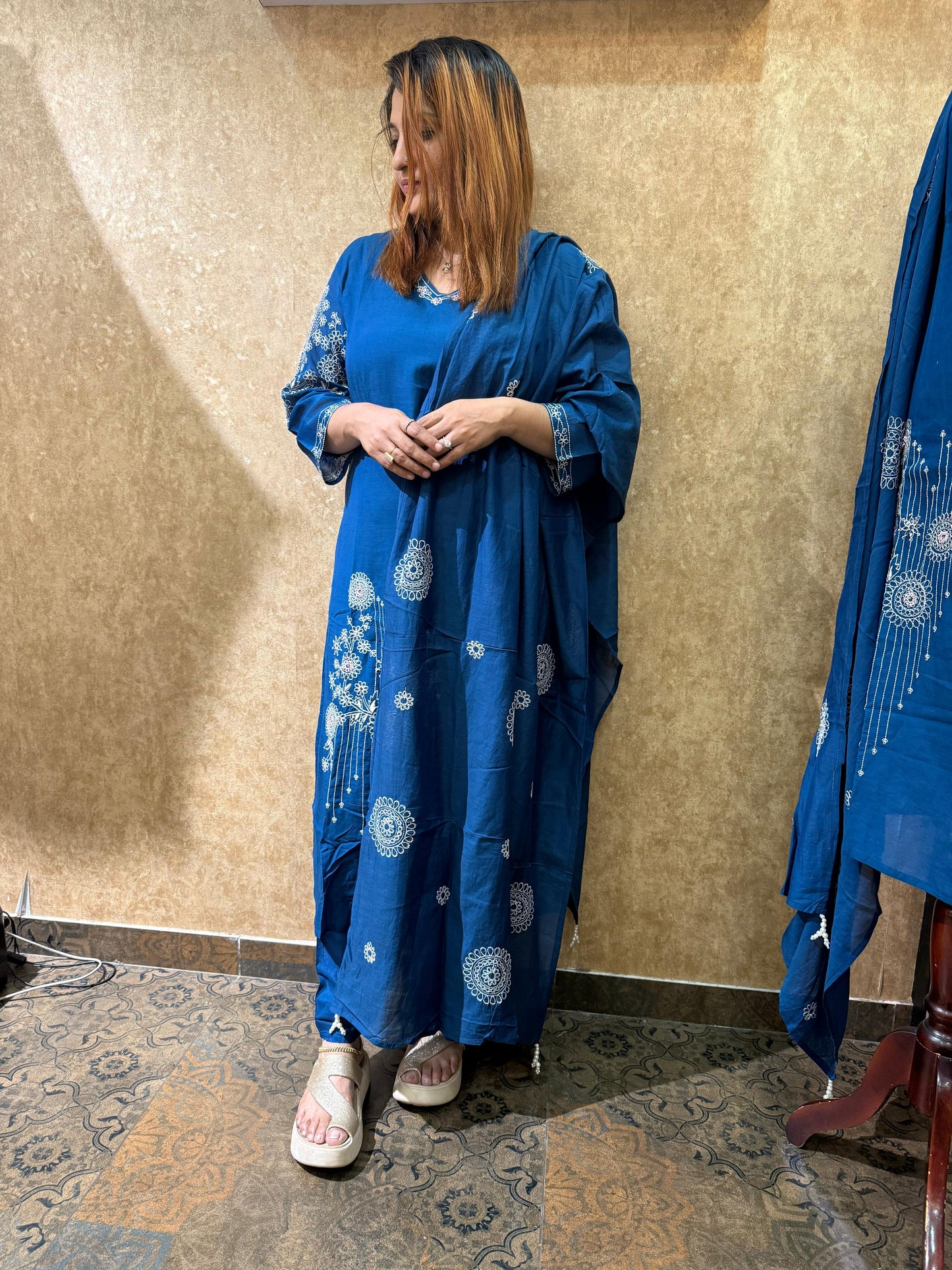 BLUE FULL SALWAR SET- 30498