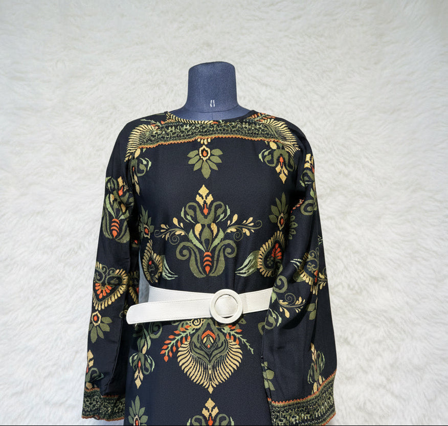 WESTERN BLACK GOWN - 30463