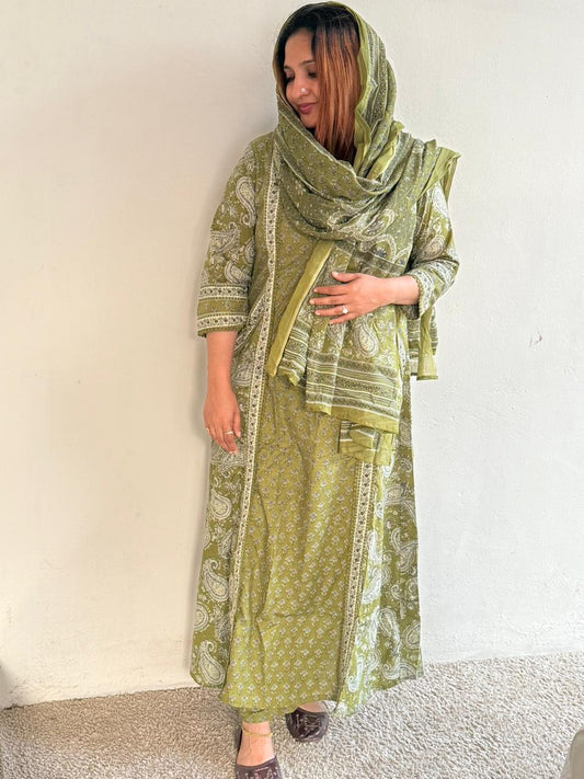 COTTON GREEN FULL SALWAR SET-30494